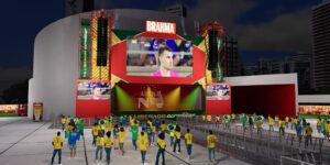 Arena Nº1 reúne Rogerinho e Raphaela Santos no Recife para estreia do Brasil na Copa do Mundo